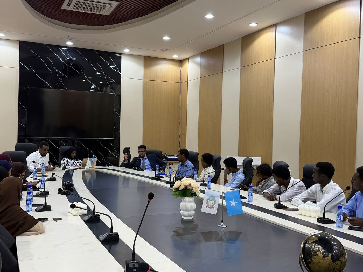 Combined student and alumni focus group discussion at Somali National University